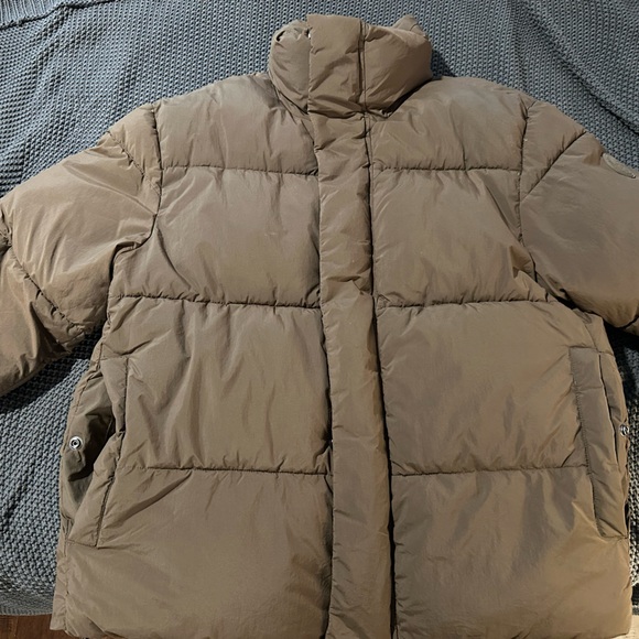 H&M Mocha Puffer Jacket - Picture 3 of 6